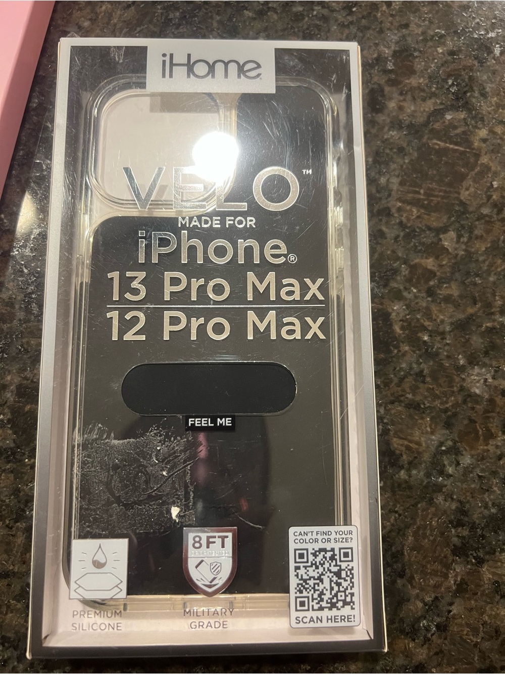 iHome VELO Silicone Case for iPhone 13 Pro Max / 12 Pro Max - Black